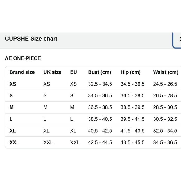 Cupshe Smocked Bikini Bathing Suit Sz Small NWT Teal Floral - Picture 7 of 7